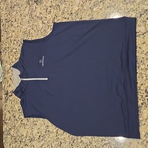 Mens Peter Millar golf vest navy size XL